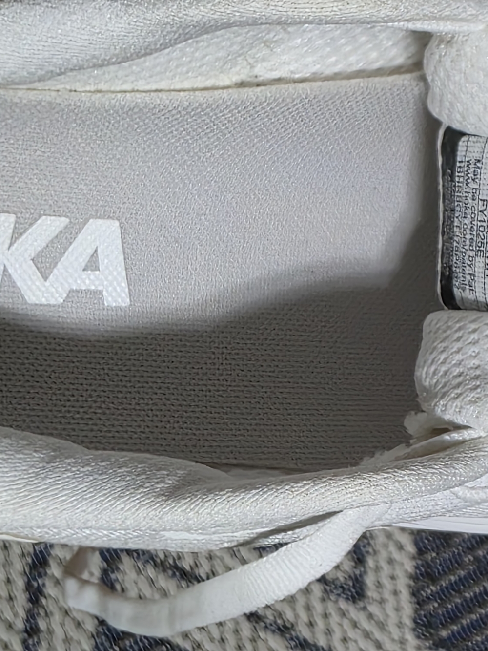 HOKA White Athletic Sneaker - Clean White